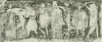 An illustration from L'art religieux de la fin du Moyen Age en France : étude sur l'iconographie du Moyen Age et sur ses sources d'inspiration (1922)