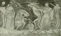 An illustration from L'art religieux de la fin du Moyen Age en France : étude sur l'iconographie du Moyen Age et sur ses sources d'inspiration (1922)