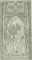 An illustration from L'art religieux de la fin du Moyen Age en France : étude sur l'iconographie du Moyen Age et sur ses sources d'inspiration (1922)