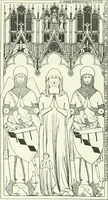 An illustration from L'art religieux de la fin du Moyen Age en France : étude sur l'iconographie du Moyen Age et sur ses sources d'inspiration (1922)
