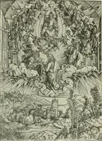 An illustration from L'art religieux de la fin du Moyen Age en France : étude sur l'iconographie du Moyen Age et sur ses sources d'inspiration (1922)