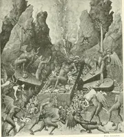 An illustration from L'art religieux de la fin du Moyen Age en France : étude sur l'iconographie du Moyen Age et sur ses sources d'inspiration (1922)