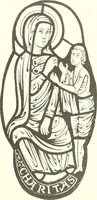 An illustration from L'art religieux du XIIIe siècle en France : étude sur l'iconographie du moyen age et sur ses sources d'inspiration (1910)