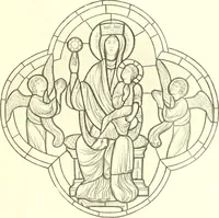 An illustration from L'art religieux du XIIIe siècle en France : étude sur l'iconographie du moyen age et sur ses sources d'inspiration (1910)