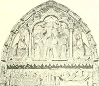 An illustration from L'art religieux du XIIIe siècle en France : étude sur l'iconographie du moyen age et sur ses sources d'inspiration (1910)