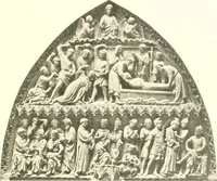 An illustration from L'art religieux du XIIIe siècle en France : étude sur l'iconographie du moyen age et sur ses sources d'inspiration (1910)