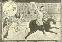 An illustration from L'art religieux du XIIIe siècle en France : étude sur l'iconographie du moyen age et sur ses sources d'inspiration (1910)