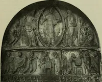 An illustration from L'art religieux du XIIe siècle en France : Etude sur les origines de l'iconographie du Moyen Age (1922)