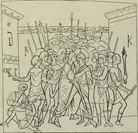 An illustration from L'art religieux du XIIe siècle en France : Etude sur les origines de l'iconographie du Moyen Age (1922)