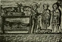An illustration from L'art religieux du XIIe siècle en France : Etude sur les origines de l'iconographie du Moyen Age (1922)