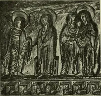An illustration from L'art religieux du XIIe siècle en France : Etude sur les origines de l'iconographie du Moyen Age (1922)