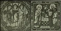 An illustration from L'art religieux du XIIe siècle en France : Etude sur les origines de l'iconographie du Moyen Age (1922)