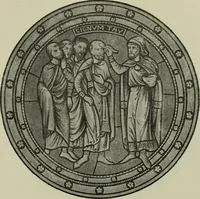An illustration from L'art religieux du XIIe siècle en France : Etude sur les origines de l'iconographie du Moyen Age (1922)