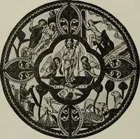An illustration from L'art religieux du XIIe siècle en France : Etude sur les origines de l'iconographie du Moyen Age (1922)