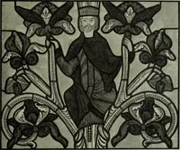 An illustration from L'art religieux du XIIe siècle en France : Etude sur les origines de l'iconographie du Moyen Age (1922)