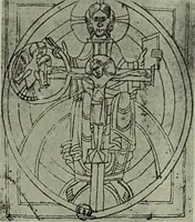 An illustration from L'art religieux du XIIe siècle en France : Etude sur les origines de l'iconographie du Moyen Age (1922)