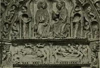 An illustration from L'art religieux du XIIe siècle en France : Etude sur les origines de l'iconographie du Moyen Age (1922)