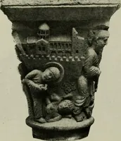 An illustration from L'art religieux du XIIe siècle en France : Etude sur les origines de l'iconographie du Moyen Age (1922)