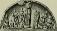 An illustration from L'art religieux du XIIe siècle en France : Etude sur les origines de l'iconographie du Moyen Age (1922)