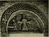 An illustration from L'art religieux du XIIe siècle en France : Etude sur les origines de l'iconographie du Moyen Age (1922)