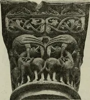 An illustration from L'art religieux du XIIe siècle en France : Etude sur les origines de l'iconographie du Moyen Age (1922)