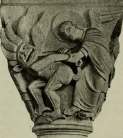 An illustration from L'art religieux du XIIe siècle en France : Etude sur les origines de l'iconographie du Moyen Age (1922)