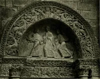 An illustration from L'art religieux du XIIe siècle en France : Etude sur les origines de l'iconographie du Moyen Age (1922)