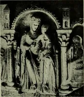 An illustration from L'art religieux du XIIe siècle en France : Etude sur les origines de l'iconographie du Moyen Age (1922)