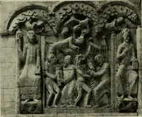 An illustration from L'art religieux du XIIe siècle en France : Etude sur les origines de l'iconographie du Moyen Age (1922)
