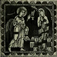 An illustration from L'art religieux du XIIe siècle en France : Etude sur les origines de l'iconographie du Moyen Age (1922)