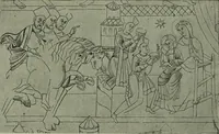 An illustration from L'art religieux du XIIe siècle en France : Etude sur les origines de l'iconographie du Moyen Age (1922)