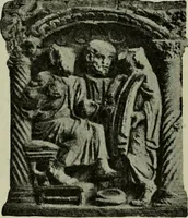 An illustration from L'art religieux du XIIe siècle en France : Etude sur les origines de l'iconographie du Moyen Age (1922)