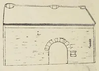 An illustration from La S. casa di Loreto secondo un affresco di Gubbio (1907)