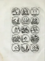 An illustration from La science des hieroglyphes, ou, L'art d'exprimer par des figures symboliques, les vertus, les vices, les passions & les mœurs, &c. : avec diferentes devises historiques : ouvrage utile aux peintres, aux statuaires, aux graveurs & aux amateurs des arts qui dépendent du dessein (1736)