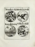 An illustration from La science des hieroglyphes, ou, L'art d'exprimer par des figures symboliques, les vertus, les vices, les passions & les mœurs, &c. : avec diferentes devises historiques : ouvrage utile aux peintres, aux statuaires, aux graveurs & aux amateurs des arts qui dépendent du dessein (1736)