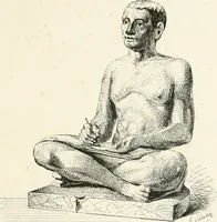 An illustration from La sculpture égyptienne (1876)