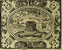 Picture 103 of 174 from La sententiose imprese, et dialogo del Symeone. Con la verificatione del sito di Gergobia, la geografia d'Ouernia, la figura & tempio d'Apolline in Velay; & il suo hieroglyfico monumento, natiuità, vita & epitaffio (1560), leaf 117