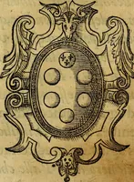 Picture 133 of 174 from La sententiose imprese, et dialogo del Symeone. Con la verificatione del sito di Gergobia, la geografia d'Ouernia, la figura & tempio d'Apolline in Velay; & il suo hieroglyfico monumento, natiuità, vita & epitaffio (1560), leaf 186