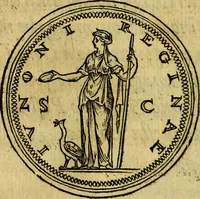Picture 143 of 174 from La sententiose imprese, et dialogo del Symeone. Con la verificatione del sito di Gergobia, la geografia d'Ouernia, la figura & tempio d'Apolline in Velay; & il suo hieroglyfico monumento, natiuità, vita & epitaffio (1560), leaf 233