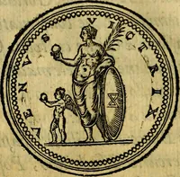 Picture 145 of 174 from La sententiose imprese, et dialogo del Symeone. Con la verificatione del sito di Gergobia, la geografia d'Ouernia, la figura & tempio d'Apolline in Velay; & il suo hieroglyfico monumento, natiuità, vita & epitaffio (1560), leaf 235