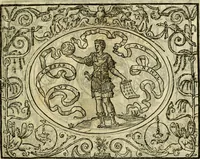 Picture 10 of 174 from La sententiose imprese, et dialogo del Symeone. Con la verificatione del sito di Gergobia, la geografia d'Ouernia, la figura & tempio d'Apolline in Velay; & il suo hieroglyfico monumento, natiuità, vita & epitaffio (1560), leaf 24