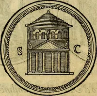 Picture 160 of 174 from La sententiose imprese, et dialogo del Symeone. Con la verificatione del sito di Gergobia, la geografia d'Ouernia, la figura & tempio d'Apolline in Velay; & il suo hieroglyfico monumento, natiuità, vita & epitaffio (1560), leaf 290