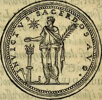 Picture 171 of 174 from La sententiose imprese, et dialogo del Symeone. Con la verificatione del sito di Gergobia, la geografia d'Ouernia, la figura & tempio d'Apolline in Velay; & il suo hieroglyfico monumento, natiuità, vita & epitaffio (1560), leaf 342