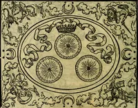 Picture 47 of 174 from La sententiose imprese, et dialogo del Symeone. Con la verificatione del sito di Gergobia, la geografia d'Ouernia, la figura & tempio d'Apolline in Velay; & il suo hieroglyfico monumento, natiuità, vita & epitaffio (1560), leaf 61