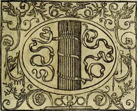 Picture 74 of 174 from La sententiose imprese, et dialogo del Symeone. Con la verificatione del sito di Gergobia, la geografia d'Ouernia, la figura & tempio d'Apolline in Velay; & il suo hieroglyfico monumento, natiuità, vita & epitaffio (1560), leaf 88
