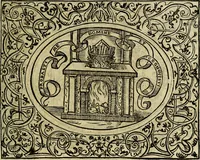 Picture 76 of 174 from La sententiose imprese, et dialogo del Symeone. Con la verificatione del sito di Gergobia, la geografia d'Ouernia, la figura & tempio d'Apolline in Velay; & il suo hieroglyfico monumento, natiuità, vita & epitaffio (1560), leaf 90