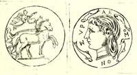 Picture 8 of 29 from La Sicilia di Filippo Paruta descritta con medaglie, e ristampata con aggiunta da Leonardo Agostini : hora in miglior ordine disposta da Marco Maier : arrichita d'una descrittione compendiosa di quella famosa isola, & illustrata d'una succinta dichiaratione non più stampata intorno alle sue medaglie : con l'aggiunta della cronologia accomodata alla sudetta historia (1697), leaf 187