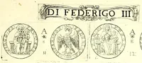 Picture 26 of 29 from La Sicilia di Filippo Paruta descritta con medaglie, e ristampata con aggiunta da Leonardo Agostini : hora in miglior ordine disposta da Marco Maier : arrichita d'una descrittione compendiosa di quella famosa isola, & illustrata d'una succinta dichiaratione non più stampata intorno alle sue medaglie : con l'aggiunta della cronologia accomodata alla sudetta historia (1697), leaf 383