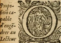 An illustration from L'asne d'or; ov, Les metamorphoses. Illvstré de commentaires apposez au bout de chasque liure, qui facilitent l'intention de l'auteur .. (1616)