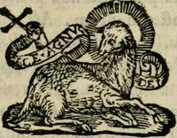 An illustration from La solenne et trionfante entrata dell'illustrissimo & reuerendissimo vescouo monsignor Gio. Battista Biglio nell'antichissima & regal città di Pauia : con le allegrezze & archi, con le historie, imprese, emblemi, simboli, gieroglifici, imagini, iscrittioni, versi, sentenze, & motti (1609)